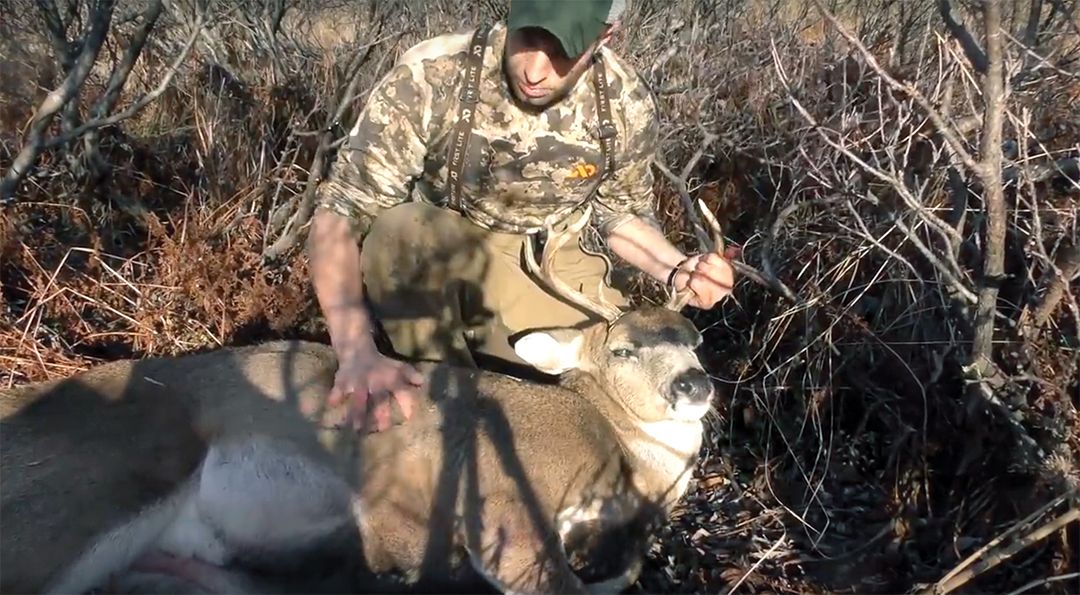 Drew took a moment to admire his first Sitka blacktail buck.
